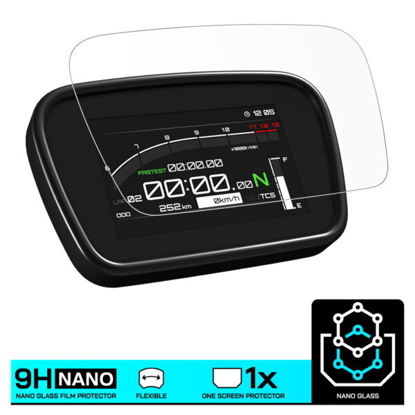 Speedo Angels NANO GLASS Dashboard Screen Protector for YAMAHA MT-125 (2023-) - Image 3