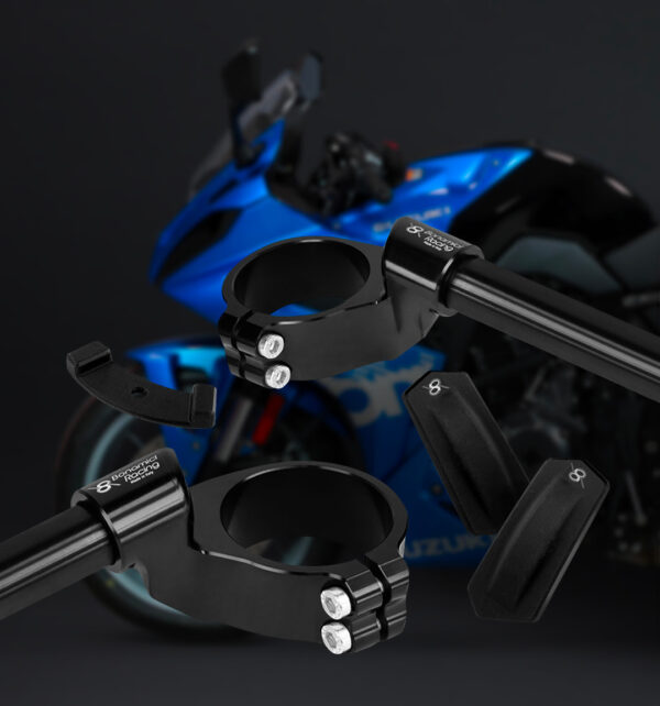 Bonamici Racing Lifted Handlebars (Clip-Ons) [Clamp Size: 50mm For GSX-8R] - Image 3