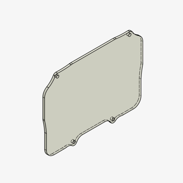 Bonamici Racing PMMA glass spare part ECU MASTER ADU5 Rev.1