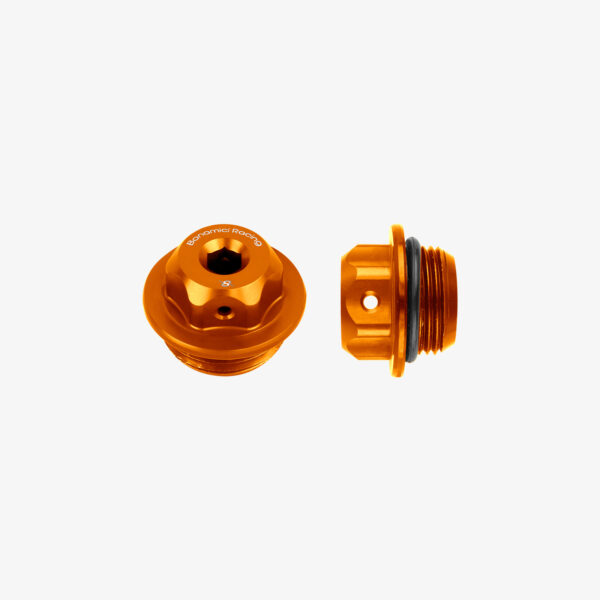 Bonamici Racing Aluminum oil cap for Ducati M22x1,5 - ORANGE