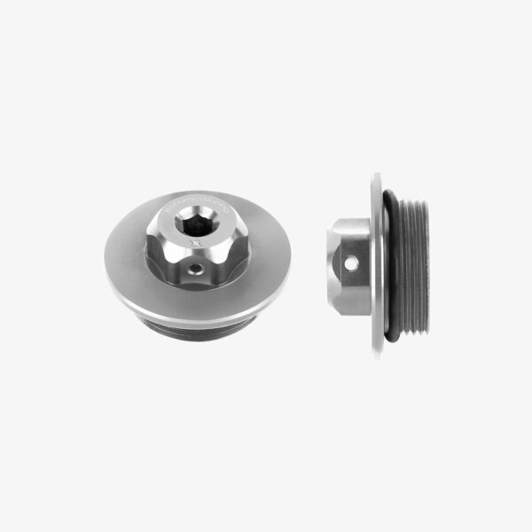 Bonamici Racing Aluminum oil cap for Kawasaki M30x1,5 - SILVER