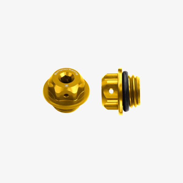 Bonamici Racing Aluminum oil cap for Honda - Ducati848/1098/1198 M19,5x2,5 - GOLD