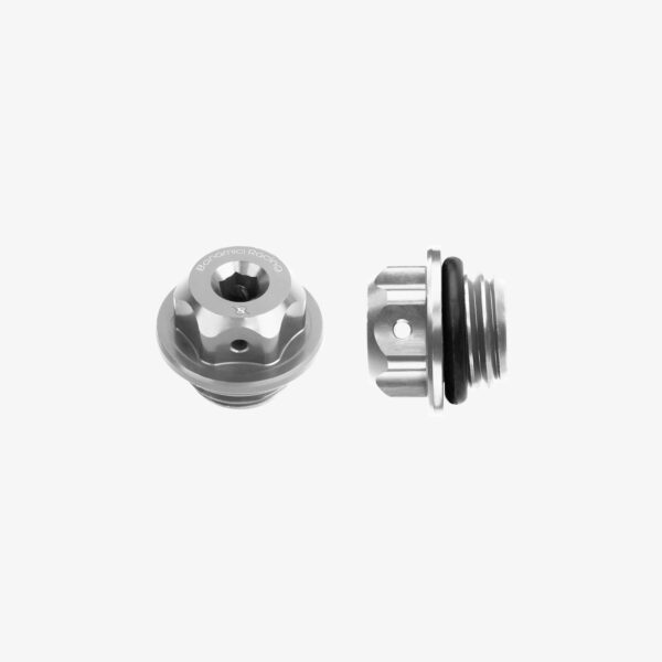 Bonamici Racing Aluminum oil cap for Honda - Ducati848/1098/1198 M19,5x2,5 - SILVER