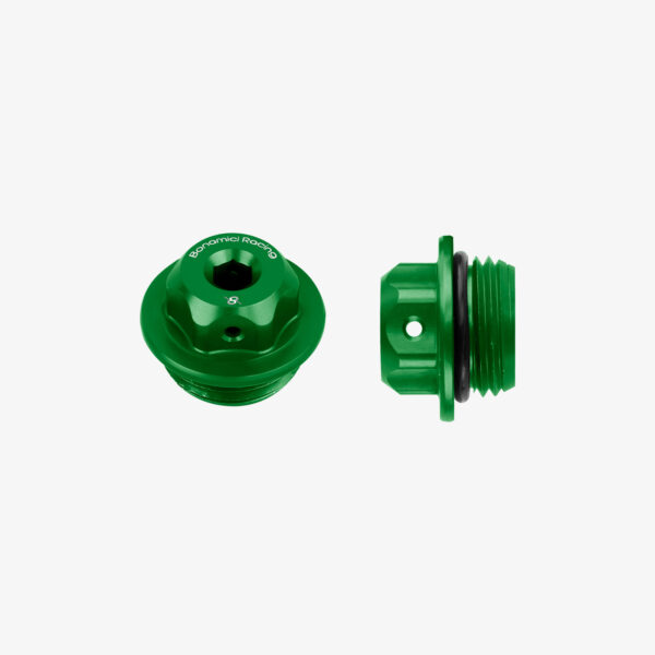 Bonamici Racing Aluminum oil cap for BMW M24x2 - GREEN