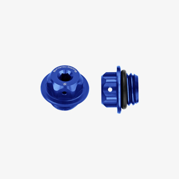 Bonamici Racing Aluminum oil cap M20x2,5 - BLUE