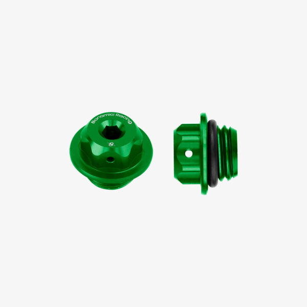 Bonamici Racing Aluminum oil cap M20x2,5 - GREEN