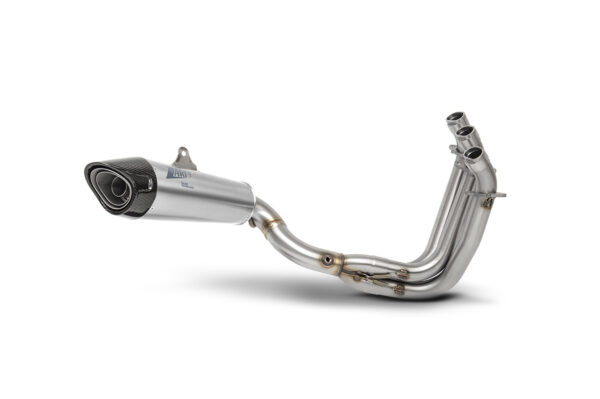 Zard Racing Exhaust For Triumph Trident 660 (2021 - Onwards) - Stainless Steel With Titanium Sleeve, Satin - Image 3