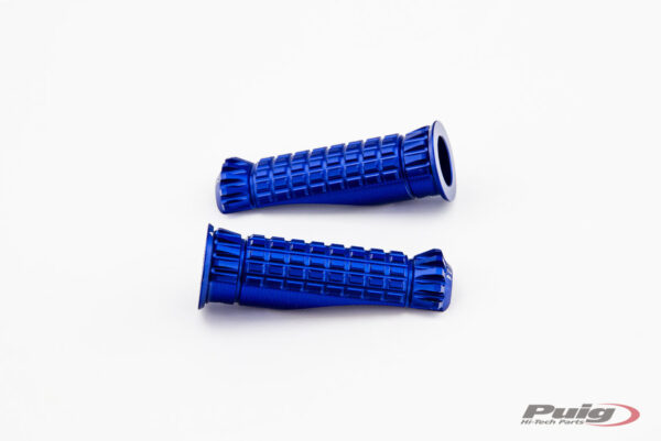 Puig FOOTPEGS R-FIGHTER PILOTO RIG/LEFT C/BLUE