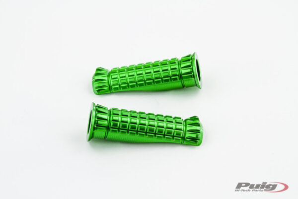 Puig FOOTPEGS R-FIGHTER PILOTO RIG/LEFT C/GREEN