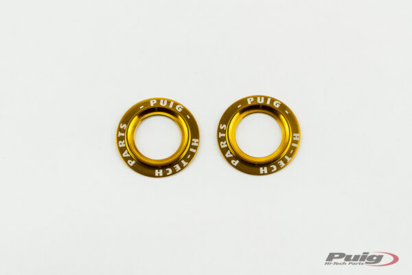 Puig KIT RINGS ANODIZED FRONT FORK PROTECTOR C/GOLD