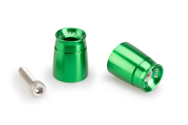 Puig BAR END ALUMINUM MOD.SPORT KAWASAKI C/GREEN