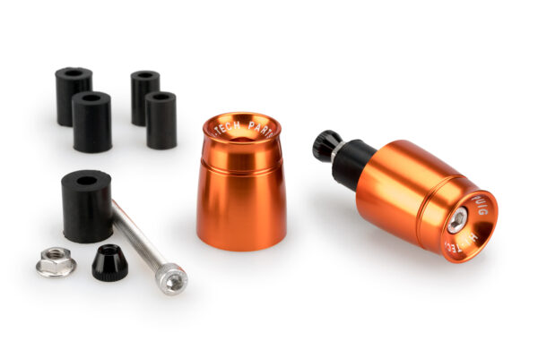 Puig BAR END ALUMINUM MOD.SPORT UNIVERSAL C/ORANGE