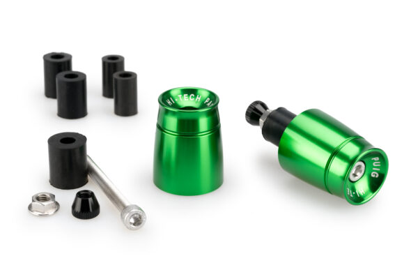 Puig BAR END ALUMINUM MOD.SPORT UNIVERSAL C/GREEN