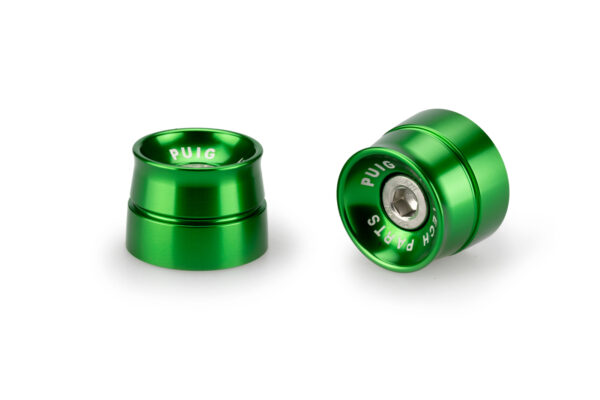 Puig BAR END ALUMINUM MOD.SPEED KAWASAKI C/GREEN