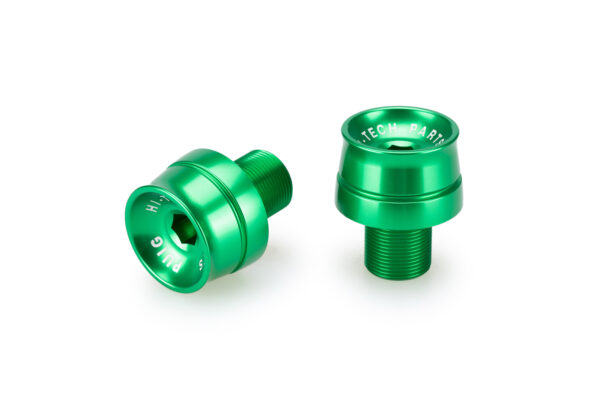 Puig BAR END ALUMINUM MOD.SPEED KAWASAKI C/GREEN