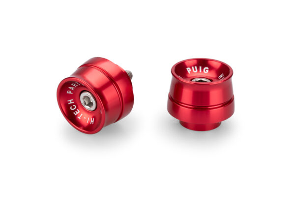 Puig BAR END ALUMINUM MOD.SPEED YAMAHA C/RED