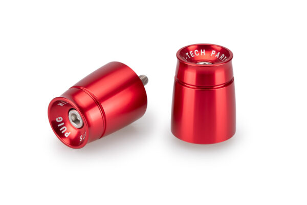 Puig BAR END ALUMINUM MOD.SPORT YAMAHA C/RED