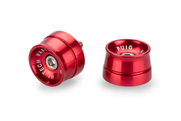 Puig BAR END ALUMINUM MOD.SPEED YAMAHA C/RED