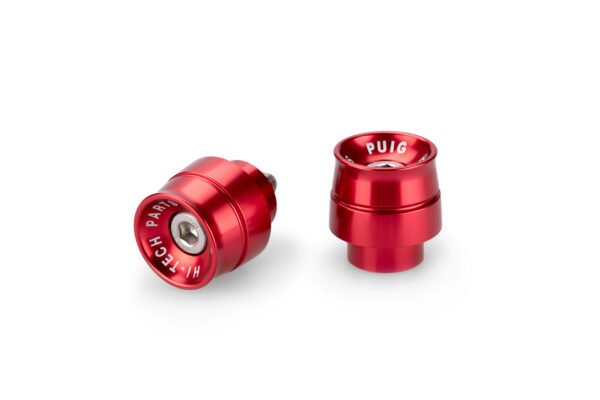 Puig BAR END ALUMINUM MOD.SPEED YAMAHA C/RED