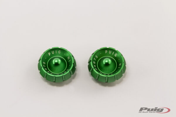 Puig CAP BAR END MOD. THRUSTER UNIVERSAL C/GREEN