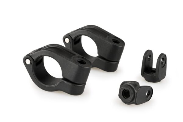 Puig CLAMP SET BEAM 2.0. 25,5 MM C/BLACK