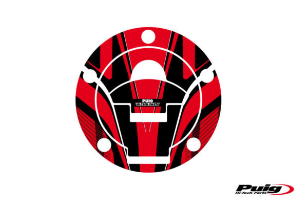 Puig FUEL CAP COVER RADICAL DUCATI C/RED