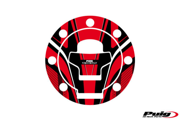 Puig FUEL CAP COVER RADICAL SUZUKI C/RED