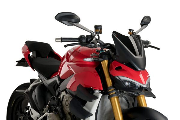 Puig New Generation Sport Screen For Ducati Streetfighter V2, V4/S 2020 - Onwards (Black) - Image 3