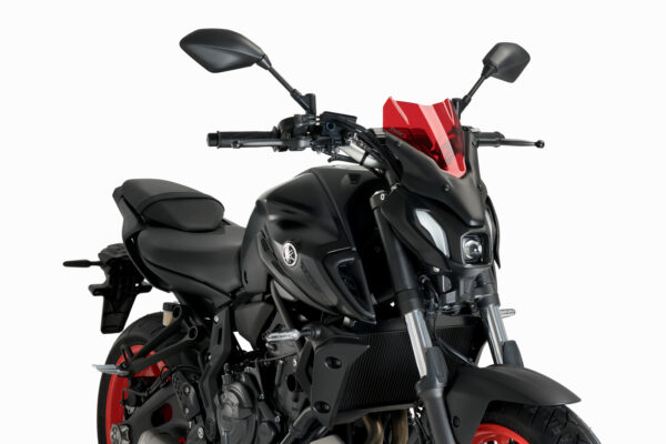 Puig WINDSHIELDS N.G.SPORT YAMAHA MT07 21'- C/RED - Image 3