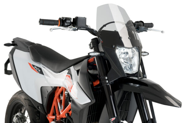 Puig Naked New Generation Sport Screen For KTM 690 Enduro R/SCM R (Light Smoke) - Image 3