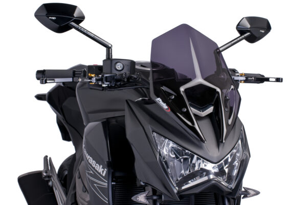 Puig New Generation Sport Screen For Kawasaki Z800/E 2013 - 2016 (Dark Smoke) - Image 3