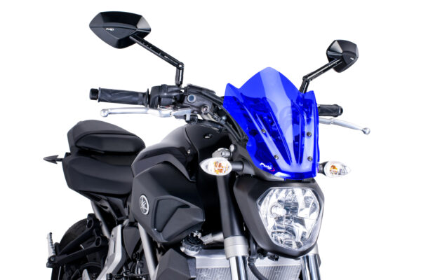 Puig WINDSHIELD NEW GEN SPORT YAMAHA MT07 14'-17' C/BLU