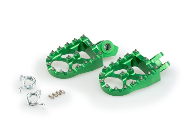 Puig FOOTPEGS HI-TECH OFF-ROAD SUZUKI C/GREEN