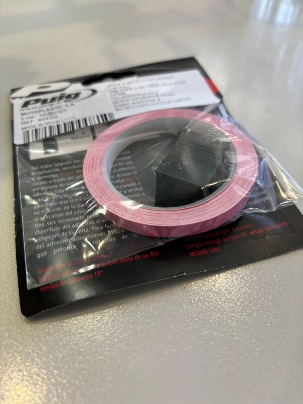 Puig Universal Wheel Rim Strips (Pink) - With Applicator - Image 4