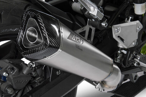 Zard Titanium Slip-On Exhaust (Racing) For Kawasaki Z900 (2020 - Onwards)