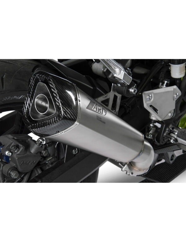 Zard Titanium Slip-On Exhaust (Homologated) For Kawasaki Z900 (2020 - Onwards)