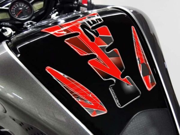 Puig TANK PAD MOD.WINGS NINJA C/RED-BLACK