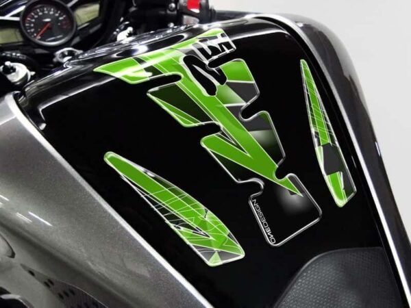 Puig TANK PAD MOD.WINGS NINJA C/GREEN-BLACK