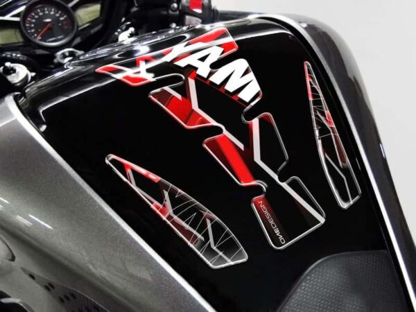 Puig TANK PAD WINGS YAMAHA C/RED-BLACK