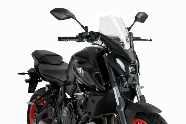 Puig New Generation Touring Screen For Yamaha MT-07 2021 - Onwards (Clear) - Image 3