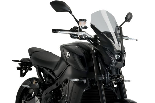 Puig New Generation Touring Screen For Yamaha MT-09/SP 2021- Onwards (Light Smoke) - Image 3