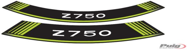 Puig KIT 8 RIM STRIPS Z750 C/GREEN