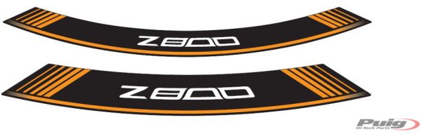 Puig KIT 8 RIM STRIPS Z800 C/ORANGE