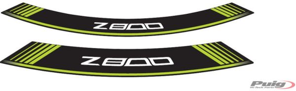 Puig KIT 8 RIM STRIPS Z800 C/GREEN