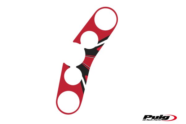 Puig YOKE PROTECTOR SUZUKI GSR750 11-17 C/RED