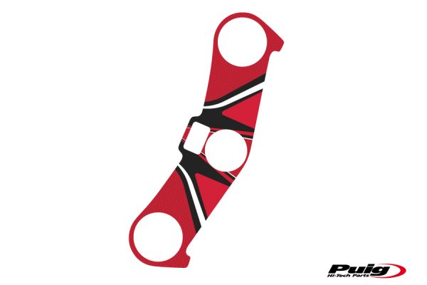 Puig YOKE PROTECTOR KAWASAKI ZX6R 03-04 C/RED