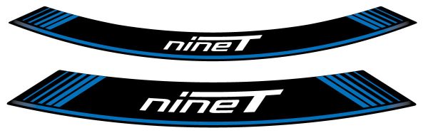 Puig KIT 8 RIM STRIPS R NINE T C/BLUE