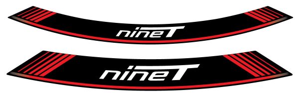 Puig KIT 8 RIM STRIPS R NINE T C/RED