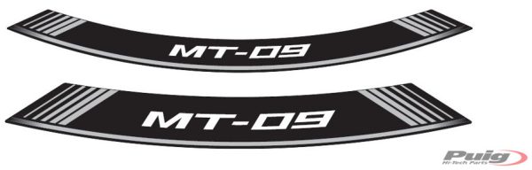 Puig KIT 8 RIM STRIPS MT-09 C/SILVER