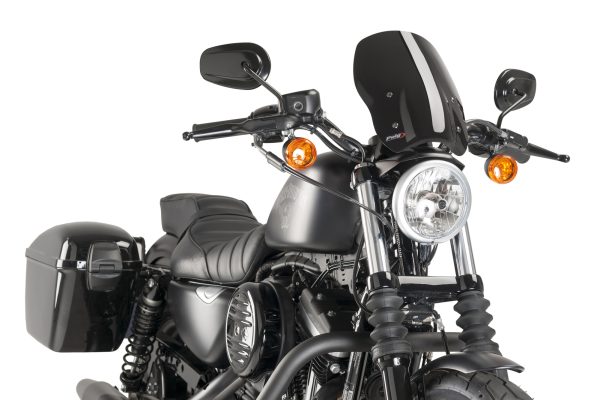 Puig WINDSHIELD NEW GENERATION HARLEY SPORTSTER C/BLACK